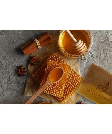 Cinnabee Cinnamon Honey Handmade Soap Bars - Organic, Moisturizing, and All-Natural Choice for Men & Women - Great for Bath, Body, and Face - Buy Online on GoSupps.com