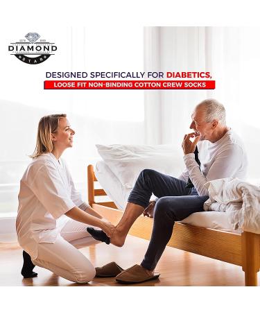 Doctor Approved Diabetic Ankle Socks | Extra Wide Cotton Quarter Socks for Big & Tall Men and Women - Size 13-15 (White) - Buy Online on GoSupps.com