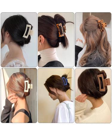 4 Large Non-Slip Hair Clips for Women & Girls | Durable Claw Clips for Long Hair - Buy Online on GoSupps.com