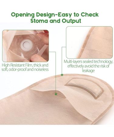 LotFancy 10 PCS Colostomy Bag - One Piece Drainable Pouches for Ostomy Care (Pack of 10) - Buy Online on GoSupps.com