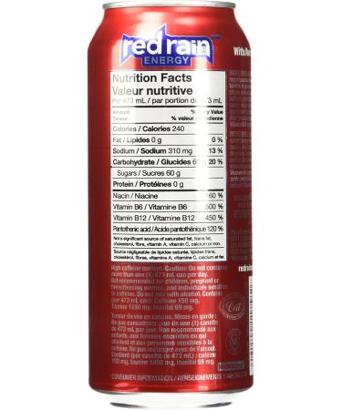 Red Rain Energy 12 X 473 ml 12-Count - Buy Online on GoSupps.com