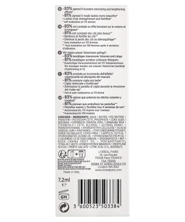 L'Or al Paris Lash Paradise Primer for Mascara - Length Volume & Hold - Transparent 7.2 ml (Pack of 2) - Buy Online on GoSupps.com