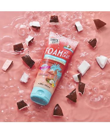 Dirty Works Tropic Like it's Hot Foam At Last Coconut Foaming Sugar Scrub 250g 250 g (Pack of 1) - Buy Online on GoSupps.com