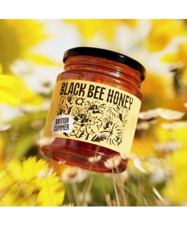 Black Bee Honey British Pick N Mix - Choose From 5 Flavours | Spring Summer Autumn Orchard and Starflower - Pure and Natural Single-Origin British-UK Honey-Jam - Pack of 4 x 227g Glass jar 227 g (Pack of 4) - Buy Online on GoSupps.com