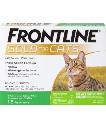 Frontline Gold for Cats (3 Month)