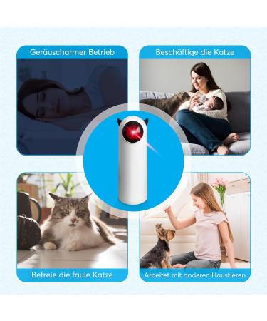 Interactive Cat Toys with Laser Projections - Adjustable Speed for Active Play | Promote Physical & Intellectual Engagement - Buy Online on GoSupps.com