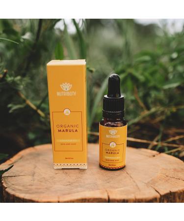 Nutriboty Marula Oil 30ml | 100% Natural Omega-9 & Linoleic Acid | Agricert Certified Skin & Hair Oil - Buy Online on GoSupps.com