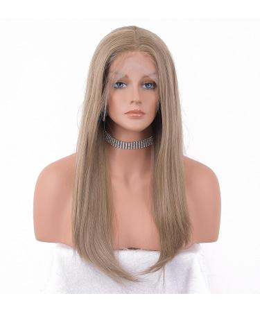 Vebonny Sandy Blonde Lace Front Wig with Baby Hair - Realistic Dirty Blonde Synthetic Wigs for Women #019-1 - Buy Online on GoSupps.com