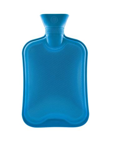 Heat bottle without cover 2 and 3 pack heat bottles large 1.8l rubber hot water Bottle robust and durable from natural rubber bed bottle for children and adults (blue 1 pack) blue 1 pack - Buy Online on GoSupps.com