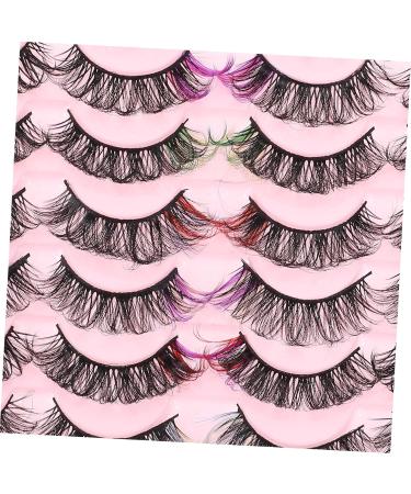 FOMIYES 14 Pairs Fake Eyelashes False Lashes Curl Lash Extensions Colored Lash Extensions Lash Extensions Clusters False Lash Extensions Fake Lashes Imitation Extend Cosplay - Buy Online on GoSupps.com