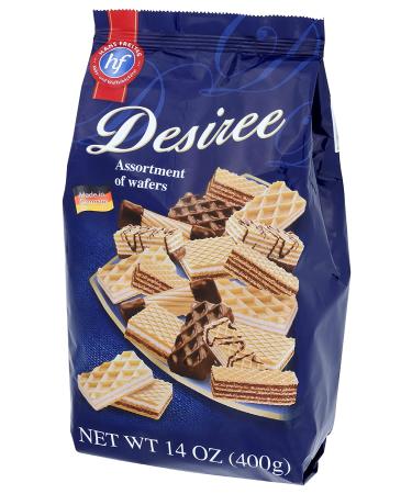 Hans Freitag Desiree Assorted Wafers - 14 Ounce Pack of 1 - Delicious Wafer Cookies - Buy Online on GoSupps.com