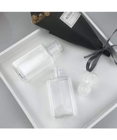 Foochy 60 Pack Clear Hand Sanitizer Bottles - 60ml/2oz - BPA/Parabens Free | Refillable Flip-Top Bottles for Hand Sanitizer, Shampoo, Lotion, etc - Buy Online on GoSupps.com