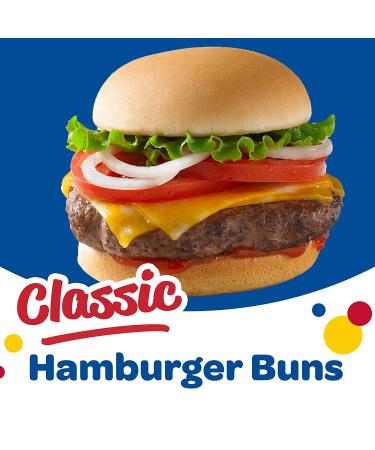Wonder Bread Classic Hamburger Buns - 15 oz - Soft and Delicious - Buy Online on GoSupps.com