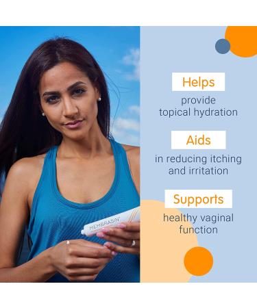 Membrasin Vulva Cream for Feminine Dryness - Moisture Support for Reducing Burning and Itching - Buy Online on GoSupps.com