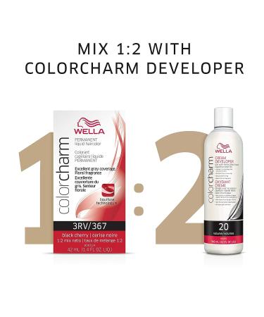 Wella Color Charm 2N Very Dark Brown Permanent Hair Color for Gray Coverage - Buy Online on GoSupps.com