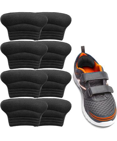WLLHYF Kids Heel Grips - 8 Piece Self-Adhesive Cushion Inserts for Toddlers Girls and Boys - Prevent Skin Rubbing and Blisters - Black (4 Pack) - Buy Online on GoSupps.com