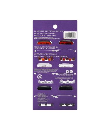 Goody Classic Claw Hair Clips - 6-Count in Clear, Brown, and Black | Secure and Long-Lasting Hold | Color Varies - Pack of 1 - Buy Online on GoSupps.com