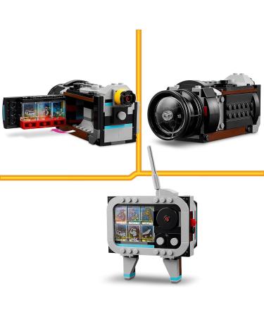 LEGO Creator 3in1 Retro Camera Toy to Video Camera to TV Set  Kids' Desk Decoration or Bedroom Accessories  Photography Gifts for Girls and Boys Aged 8 Plus Years Old Who Enjoy Creative Play 31147 - Buy Online on GoSupps.com
