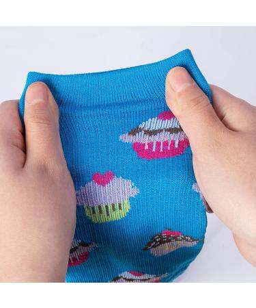 LEOSTEP Compression Socks for Women (3 Pair) - Knee High Support Stocking for Nurse Flight, Sports, Travel & Pregnancy - 20-30mmHg (S-M) - Cake - Buy Online on GoSupps.com