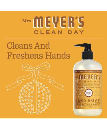 Mrs. Meyers Liquid Hand Soap - Orange Clove 12.50 oz (Pack of 3) - Buy Online on GoSupps.com