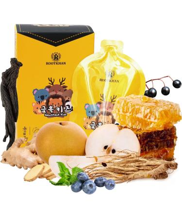 GeumHeuk Korean Black Ginseng for Kids - Vitamin, Multivitamin, Support Immune System, Focus, Mental Performance 50ml X 30 Pouches - Buy Online on GoSupps.com