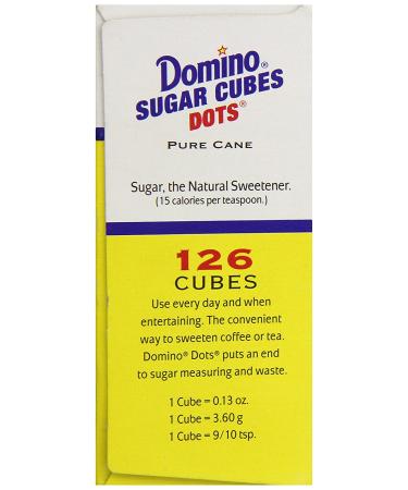 Domino Premium Pure Cane Sugar Cubes Dots - 1lb Box (Pack of 1) - Buy Online on GoSupps.com