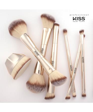 KISS NEW YORK Dual Ended Complexion Brush | Blending & Even Application for Concealer Foundation & Powder - Buy Online on GoSupps.com