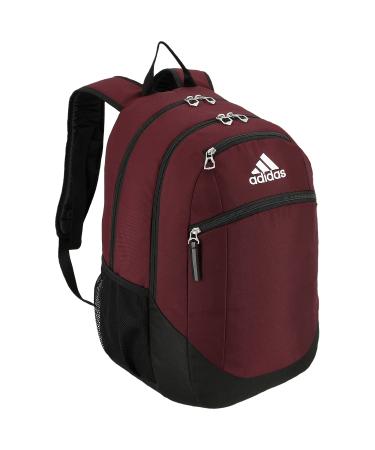 adidas Striker II Backpack, Team Maroon/Black/White, One Size Team Maroon/Black/White One Size