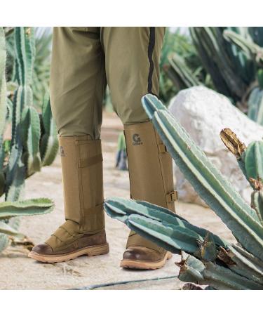 Gonex Snake Gaiters - Waterproof Snake Guards for Men & Women | Snake Bite Protection for Lower Legs - Adjustable Size - Buy Online on GoSupps.com