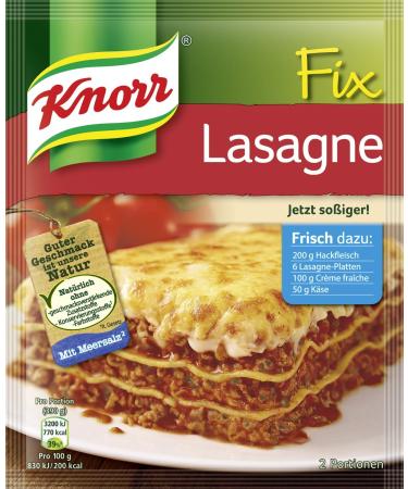 Knorr Fix Lasagne (Lasagne al forno) 3 Bags