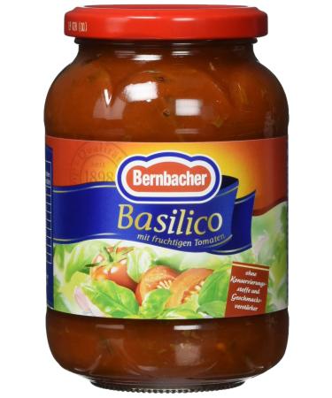 Bernbacher Pasta Sauce Basilico pack of 4 (4 x 0.4 kg)