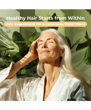HairVive Hair Supplements for Hair Growth - Hair Vitamins for Women & Men - with Biotin Collagen Keratin Hyaluronic Acid Zinc Selenium & More - 3.39 Oz - 30 Servings - Apple Pie Flavor - Buy Online on GoSupps.com