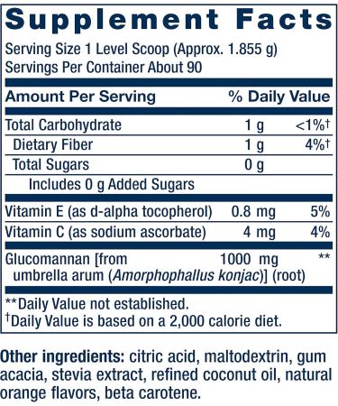 Life Extension Easy Fiber - Glucomannan Fiber, Regularity, Digestion, Heart Health, No Artificial Sweeteners, Vegetarian, Non-GMO, Gluten Free, Sugar Free, Net Wt. 167 G (0.368 Lb. Or 5.89 Oz) - Buy Online on GoSupps.com