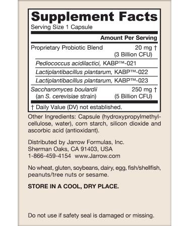 Jarrow Formulas Jarro-Dophilus Gut Calm - 30 Veggie Caps for Digestive Support - Buy Online on GoSupps.com