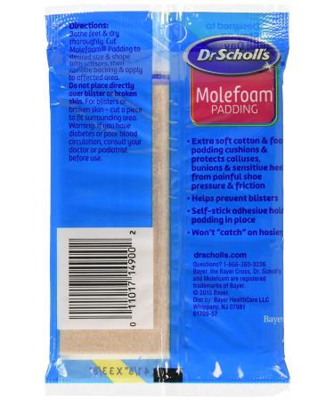 Molefoam CS6: Premium Quality Corn and Callus Relief Padding - Buy Online on GoSupps.com