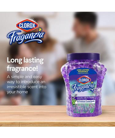 Clorox Fraganzia Lavender Eucalyptus Air Freshener Gel Beads 12oz - Car & Home Scented Air Care Crystals - Buy Online on GoSupps.com