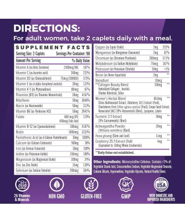 Vitamin World Ultra 360 Women's Multi (180) - Comprehensive Daily Multivitamin for Women - Buy Online on GoSupps.com