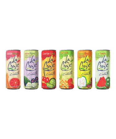La Croix Sparkling Water Sampler Pack - 12 Slim Cans - Flavored Seltzer Drinking Water Variety Pack - Buy Online on GoSupps.com
