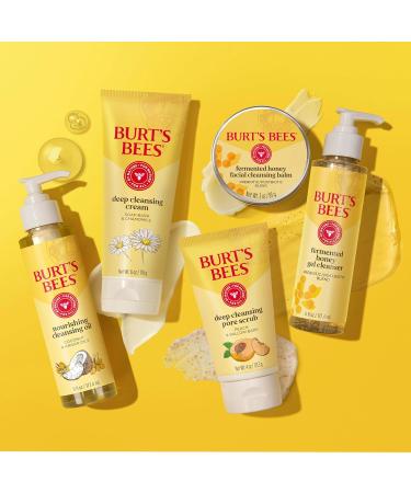 Burt's Bees Fermented Honey Facial Cleansing Balm | Natural Skin Care with Prebiotic & Postbiotic | 3 oz - Buy Online on GoSupps.com