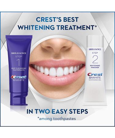 Crest 3D White Brilliance 2 Step Kit - Deep Clean Toothpaste + Whitening Gel - Buy Online on GoSupps.com
