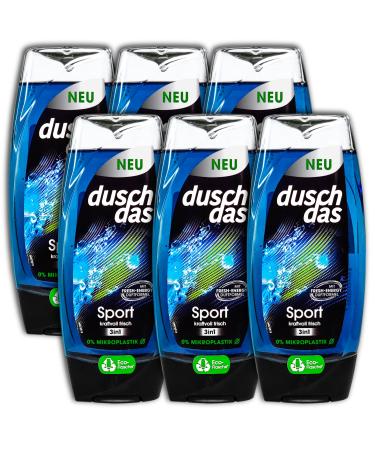Duschdas Duschdas 6 x 3 in 1 Sports Shower Gel 6 x 225 ml