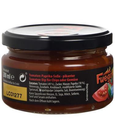 Fuego Salsa Dip Mild - Pack of 4 (200g Each) | Perfect for Dips & Snacks | International Shipping Available - Buy Online on GoSupps.com