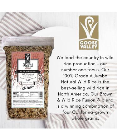 Goose Valley Brown and Wild Rice Fusion - Family Blend 5 lbs Pack of 2 | Vegan & Gluten-Free Rice Variety - Buy Online on GoSupps.com