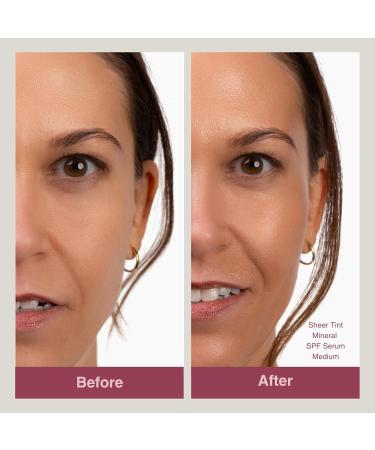 Mineral Fusion Face Serum, Sheer Tint Mineral SPF Serum, 1 Fl Oz, Tan, Tinted Broad Spectrum SPF 50 Mineral Sunscreen, Sheer Coverage, Lightweight & Dewy Finish for Glowing, Protected Skin - Buy Online on GoSupps.com