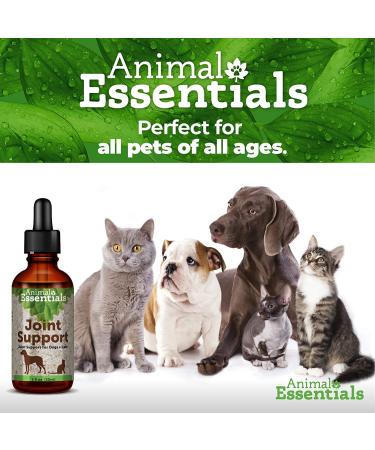 Animal Essentials 2oz Joint Support Supplement for Dogs & Cats - Made in USA, Alcohol-Free Pain & Swelling Relief - Buy Online on GoSupps.com