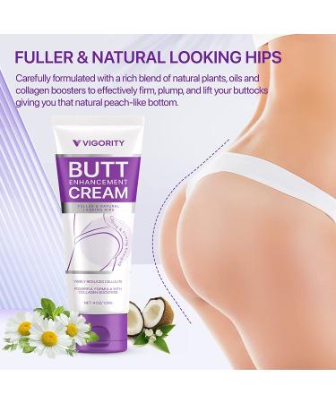 Butt Enhancement Cream | Hip Lift & Firming Lotion for Bigger, More Elastic Buttocks | Moisturizing & Gentle Formula | 4oz (Pack of 1) - Buy Online on GoSupps.com