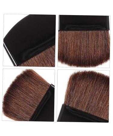 Premium 4-Piece Makeup Brush Set - Brown Blush & Highlighter Brushes for Women | International Shipping Available - Buy Online on GoSupps.com