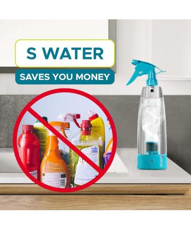 H2O e3 All Purpose Cleaner Cleaning System - Multipurpose Cleaner Disinfectant Sanitiser Deodoriser - Electrolysed Water Sodium Hypochlorite Hypochlorous Acid Generator - Buy Online on GoSupps.com