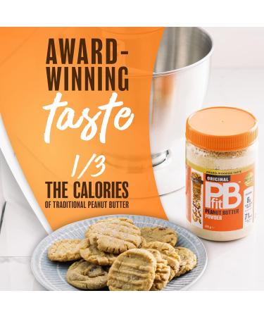  PBfit PBfit Peanut Butter Powder - 87% Less Fat High Protein Gluten Free - Peanut Butter Powder from Real Pressed Roasted Peanuts - Buy Online on GoSupps.com