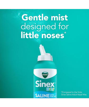 Buy VICKS Sinex Baby Saline Nasal Spray - Drug Free Gentle Mist for Stuffy Noses Soothes & Hydrates Safe for All Ages 5 OZ x 2 - Fast International Shipping - Buy Online on GoSupps.com